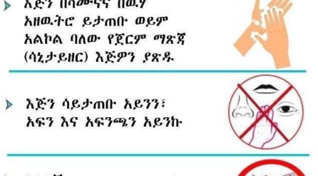 ከኢትዮጵያ ኅብረተሰብ ጤና ኢንስትቲዩትና ከጤና ሚኒስቴር የተወሰዱ የኮሮና ቫይረስ በሽታ መረጃዎች